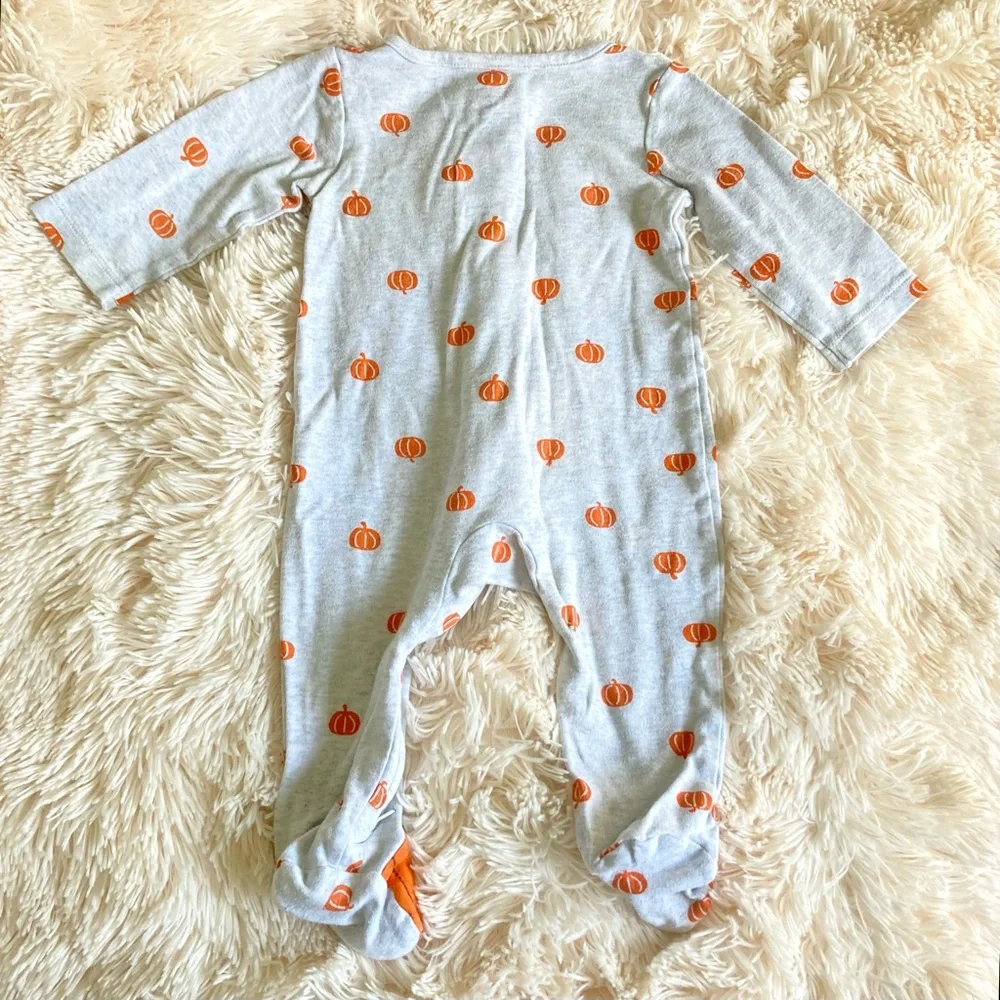 Carter’s Little Pumpkin Footie Pajamas 9 months